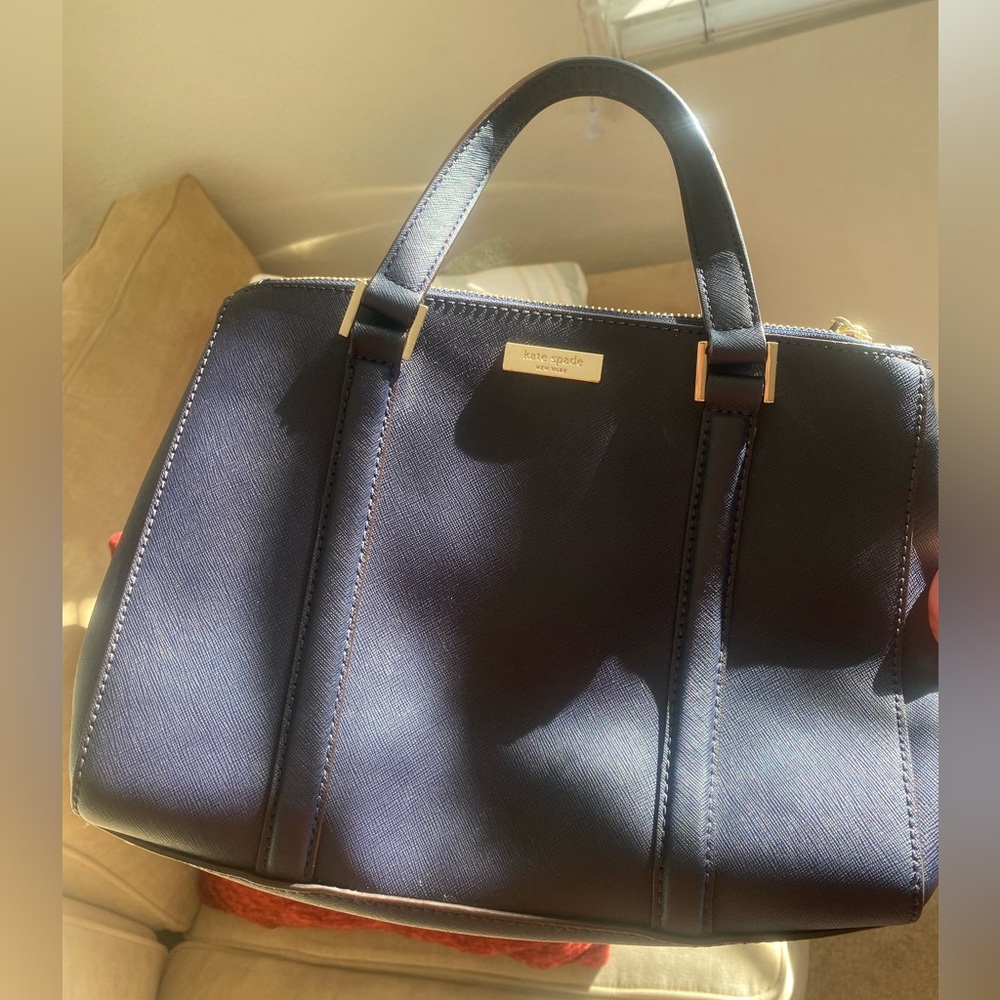 Kate Spade Navy Blue Shoulder Bag
